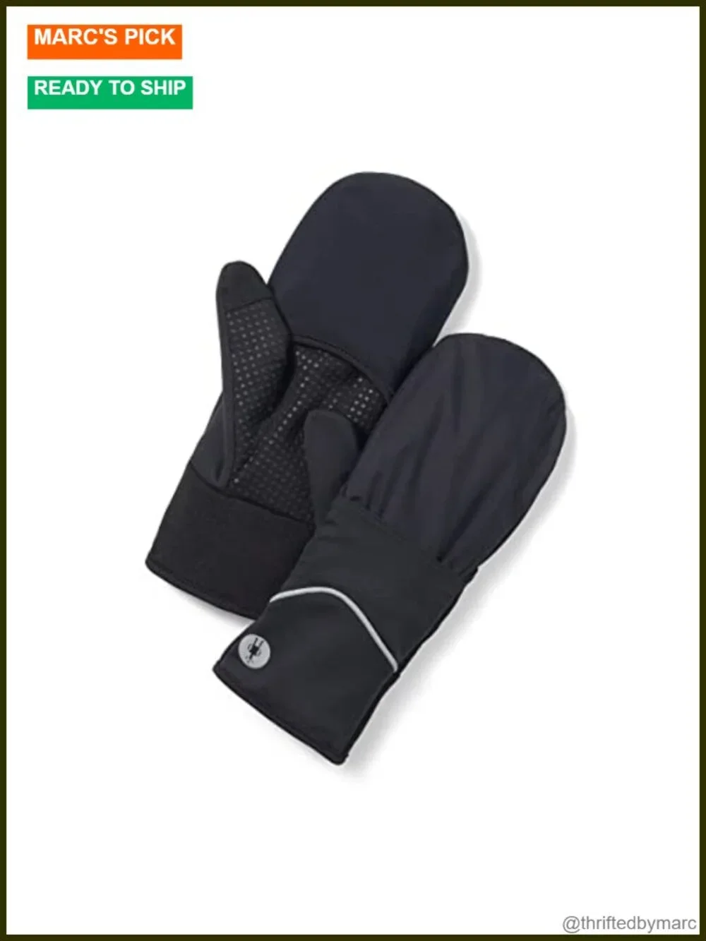Merino Wool Blend Winter Mitten Windproof Touchscreen Gloves